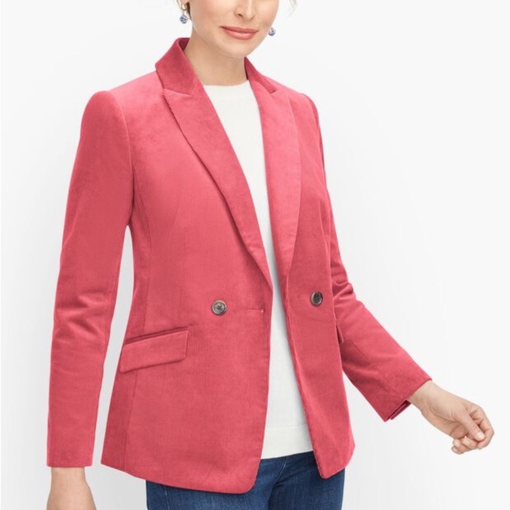 TALBOTS ROSEWOOD CORDUROY 16P BLAZER EUC